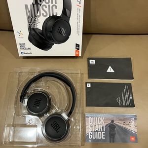 JBL By Harman Tune 660 active noise cancelling headphones.